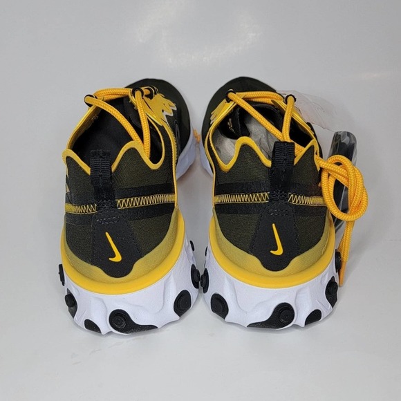 Nike React Element 55 Steelers Shoes Black Sneakers Sz Men\'s 9.5 CK4893-001 11W main image 8
